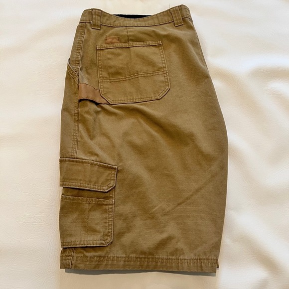 Dickies Genuine XXL Mens Brown Tan Cargo Shorts Work Utility Casual - Picture 4 of 9